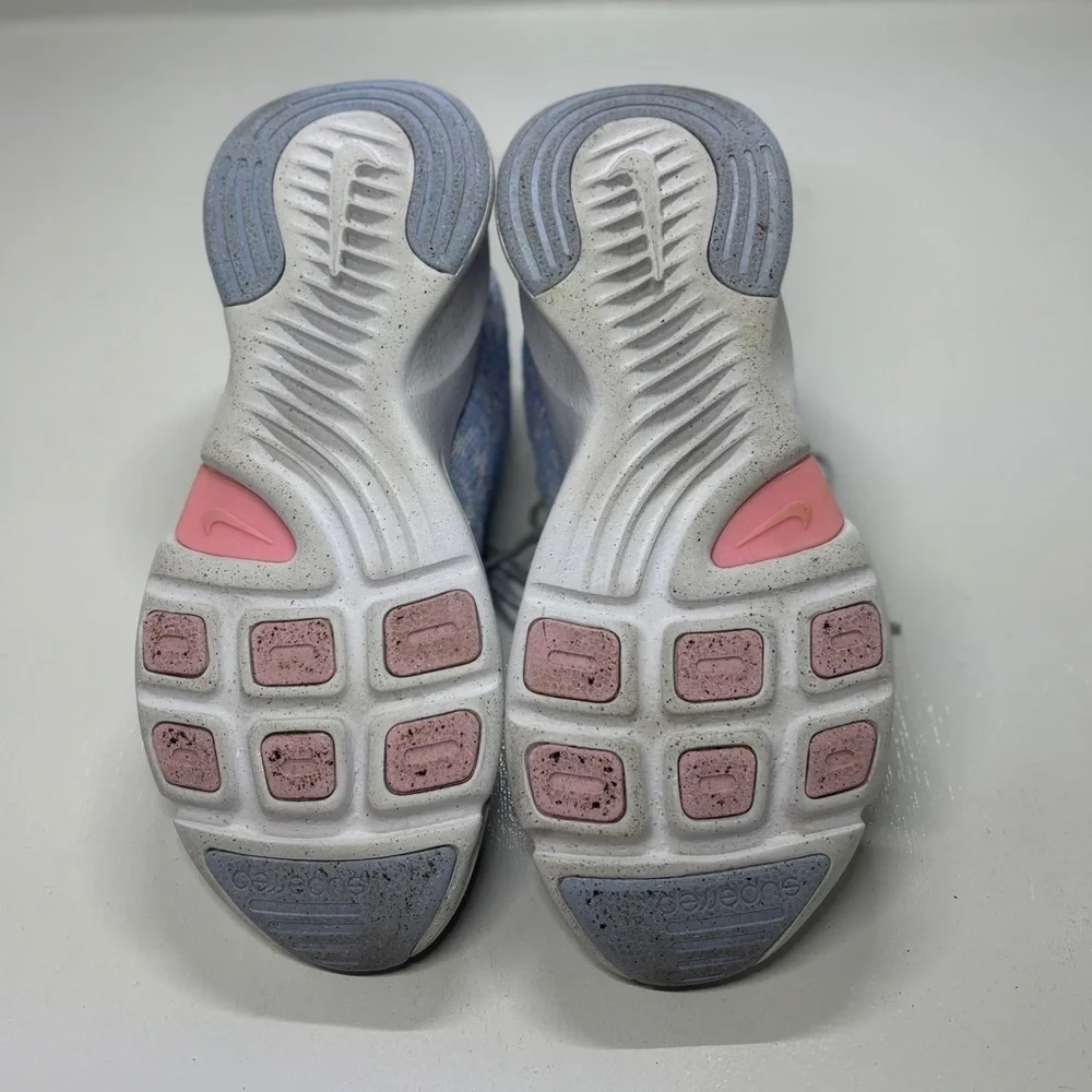 Nike SuperRep Go 3 Flyknit Next Nature Running Shoes Women’s Size 10 Blue Gray P